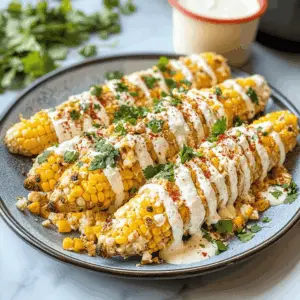 Enjoy a simple twist on traditional street corn with this Easy Elote Recipe featuring a creamy, flavorful crema sauce! Made with fresh corn, zesty lime, and a touch of chili, this dish is perfect for summer barbecues or a cozy dinner at home. Save this pin for a delicious and vibrant side that everyone will love!
