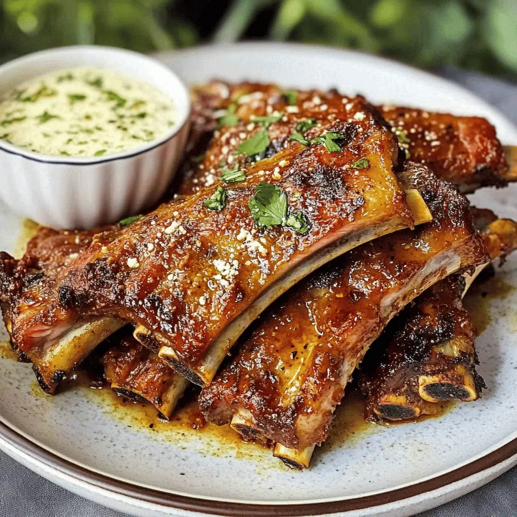Get ready to impress your family with these Easy Greek Ribs! Juicy pork ribs marinated in a zesty blend of olive oil, lemon, and aromatic herbs offer a taste of Greece. Perfectly baked for tender goodness and then grilled for that delicious smoky finish. Save this recipe for your next barbecue or family gathering!
