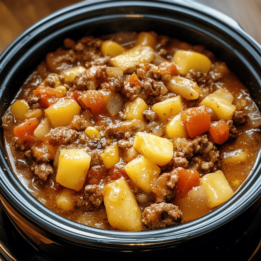 Warm up your dinner table with this hearty Slow Cooker Cowboy Casserole! Packed with savory ground beef, tender beans, and vibrant veggies, this dish is perfect for busy weeknights. Plus, it’s a one-pot wonder that makes cleanup a breeze. Don't forget to save this recipe for your next family gathering or cozy meal!
